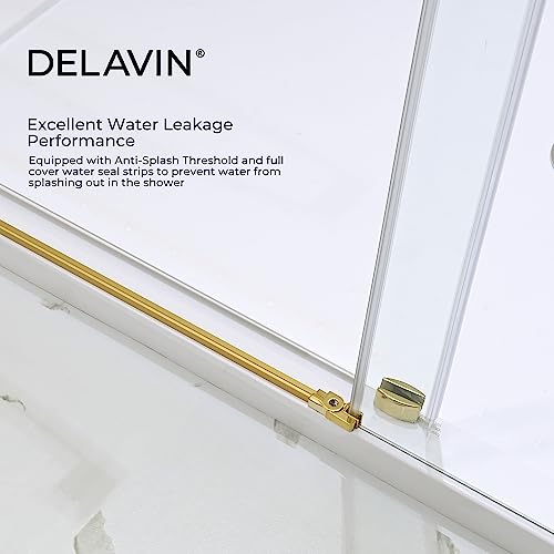Sliding Glass Door 56-60" W x 59" H Frameless Sliding Bathtub Door, Tub Shower Door, Bathtub Glass Door, Bathtub Shower Door, 5/16" (8mm) Certified Clear Tempered Glass, Stainless Steel Frame, Matte Black