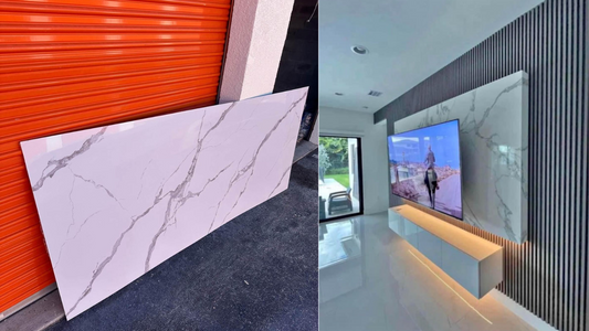 FULL PANEL WHITE CARRARA WALL PANEL