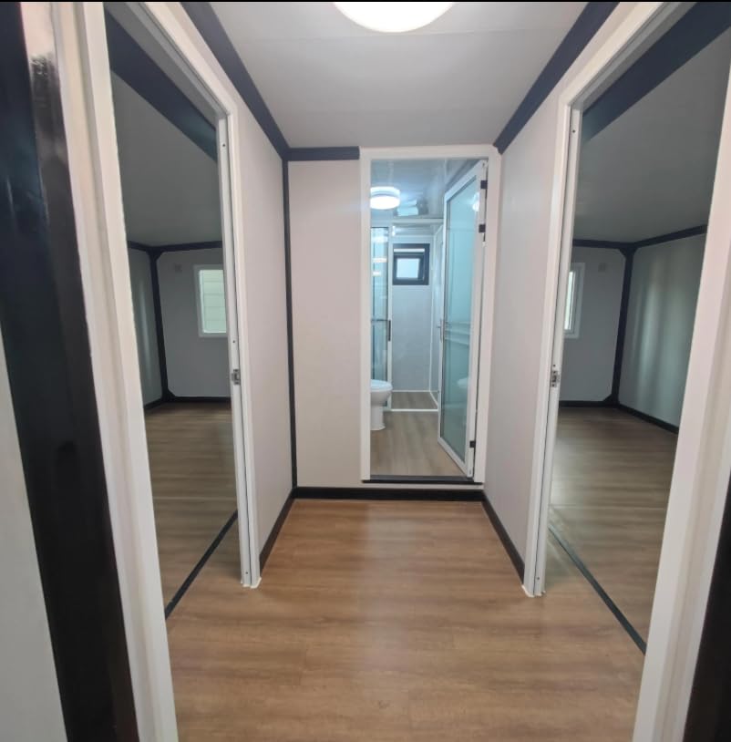 Prefab Mobile Container Home w/Bathroom – Kitchen, 2-3 Bedroom Modern Living Rooms + Pre-Wired (20FT)
