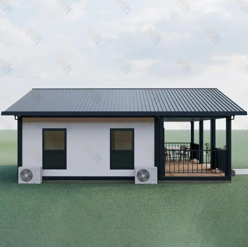 Prefab Mobile Container Home w/Bathroom – Kitchen, 2-3 Bedroom Modern Living Rooms + Pre-Wired (20FT)