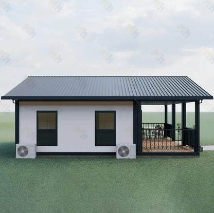 Prefab Mobile Container Home w/Bathroom – Kitchen, 2-3 Bedroom Modern Living Rooms + Pre-Wired (20FT)