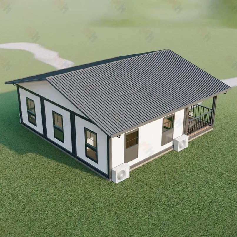 Prefab Mobile Container Home w/Bathroom – Kitchen, 2-3 Bedroom Modern Living Rooms + Pre-Wired (20FT)