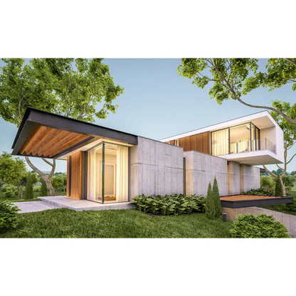 Steel frame 20ft x 40ft foldable prefab home