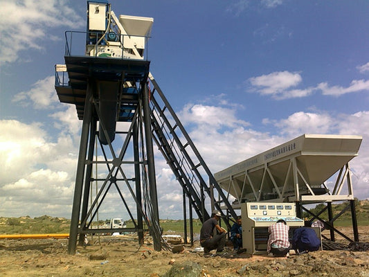 Concrete Batching Mixer Plant