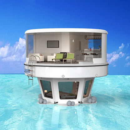 Submarine Boat -  1bed 1Bath, kitchen and living room.