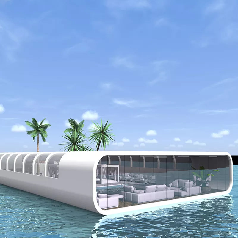 Modern Floating Center Club Water Bar